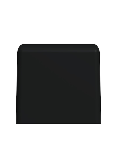 Cateksss 20x20 Mm Dış Profil Pabucu Siyah - 16 Lı Paket