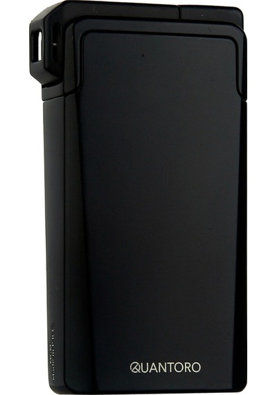 Quantoro Tek Torch Pürmüz / Soft Flame Siyah Metal Puro Çakmağı - Trz1158