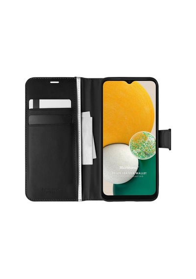 Samsung Galaxy A13 5g Ile Uyumlu Kılıf Delux Leather Wallet Siyah Col109059-siyah
