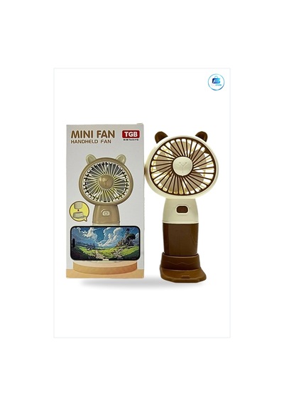 El Fanı Kulaklı Mini Vantilatör Kademeli Hız Ayarlı Taşınabilir K