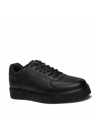 Volis M-26549 Siyah Bağcıklı Memory Foam Taban Günlük Erkek Sneaker Ayakkabı