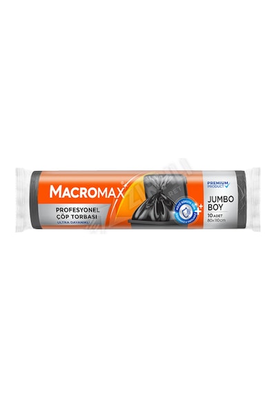 5 Adet Macromax Profesyonel Çöp Torbası Jumbo Boy - 10'lu Paket