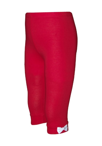 Lovetti Kırmızı Kız Çocuk Renkli Fiyonklu Kapri 13-106K014 Kırmızı