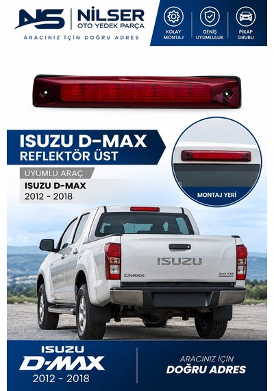 Isuzu D Max Reflektör Üst 2012-2018