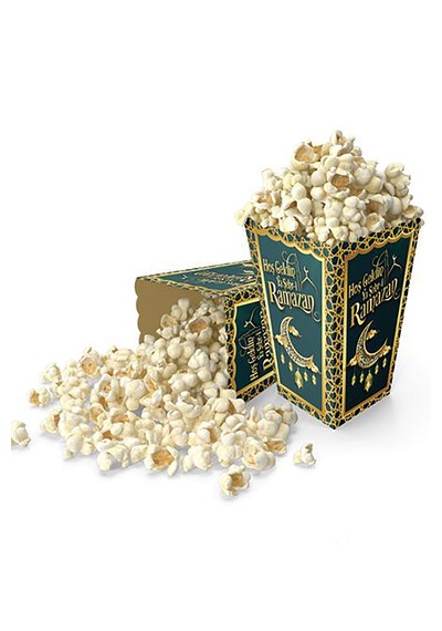 8'li Hoşgeldin Ya Şehri Ramazan Mısır Kutusu, Ramadan Ramazan Bayramı Sofrası, Oda Süsleme 11x8 Cm