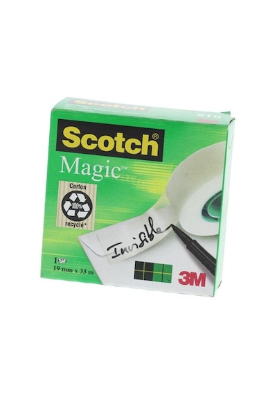 3 Adet 3M Scotch 810 Magic Bant Görünmez 19 Mm X 33 M