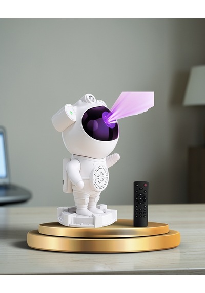 Astronot Projeksiyon Lambası, Bluetooth, Dahili Sesli