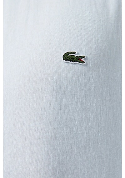 Lacoste Men's Regular Fit Button-down Collar Linen Shirt Erkek Düğmeli Hakim Yaka Keten Gömlek Mavi Lacoste Men's Regular Fit Button-down Collar Linen Shirt Erkek Düğmeli Hakim Yaka Keten Gömlek Mavi