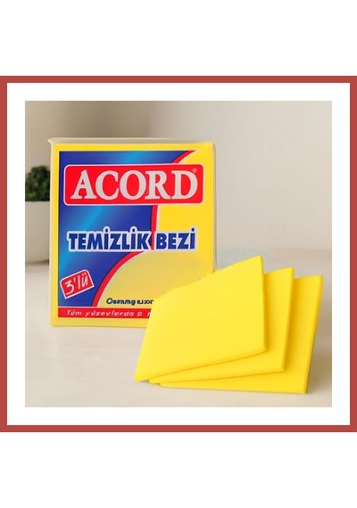Bezos Sarı Mikrofiber Temizlik Bezi 3 Adet Erdotıca