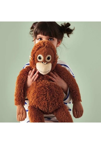 Oyuncak Peluş Elleri Ayakları Yapışabilen Goril Maymun 85 Cm Çok Renkli