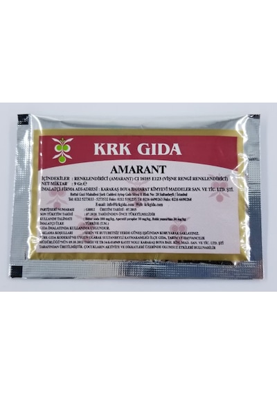 Krk Gıda Toz Gıda Boyası Vişne 9 G