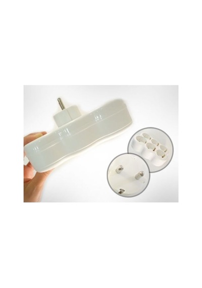 12w Led Ampul + Topraklı Çoğaltma Prizi 6 Lı Golyat Set