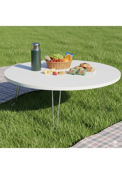 Ratemo Katlanır Yer Sofrası Parlak Beyaz 100 Cm - 22 Cm Yükseklik Yuvarlak Yer Masası, Oyun Masası, Çok Amaçlı Sehpa Ratemo Katlanır Yer Sofrası Parlak Beyaz 100 Cm - 22 Cm Yükseklik Yuvarlak Yer Masası, Oyun Masası, Çok Amaçlı Sehpa