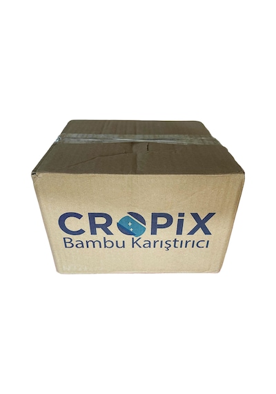 Cropix Tahta Ahşap Bambu Doğal Çay Kahve Karıştırıcı Çubuk Kaşık - 10.5 Cm. - 400 Adetlik 24 Paket Ahşap
