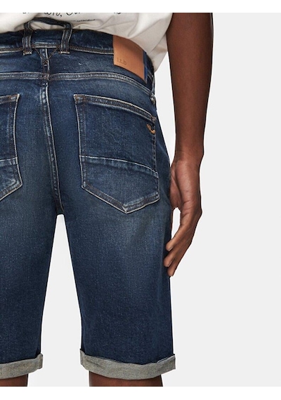 Little Big Ltb Lance Tarıon Wash Erkek Jean Şort 55626 Mavi Koyu