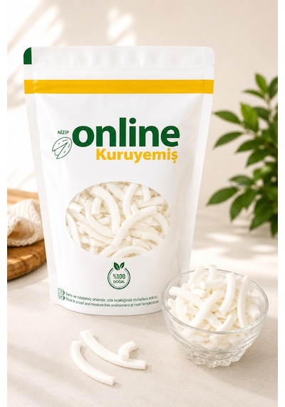 Hindistan Cevizi Kurusu - Dilimlenmiş - 100 Gr 100 G
