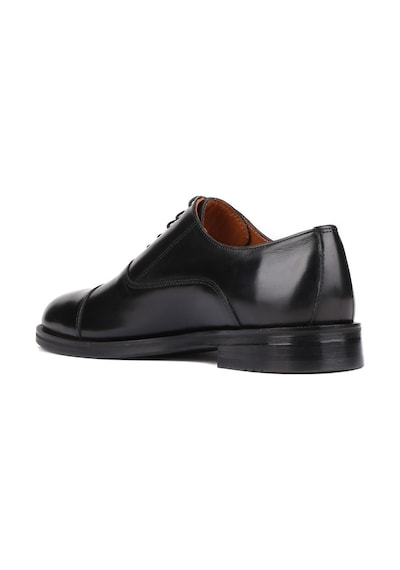 Shoetyle - Siyah Deri Bağcıklı Erkek Klasik Ayakkabı 250-2030-783-siyah