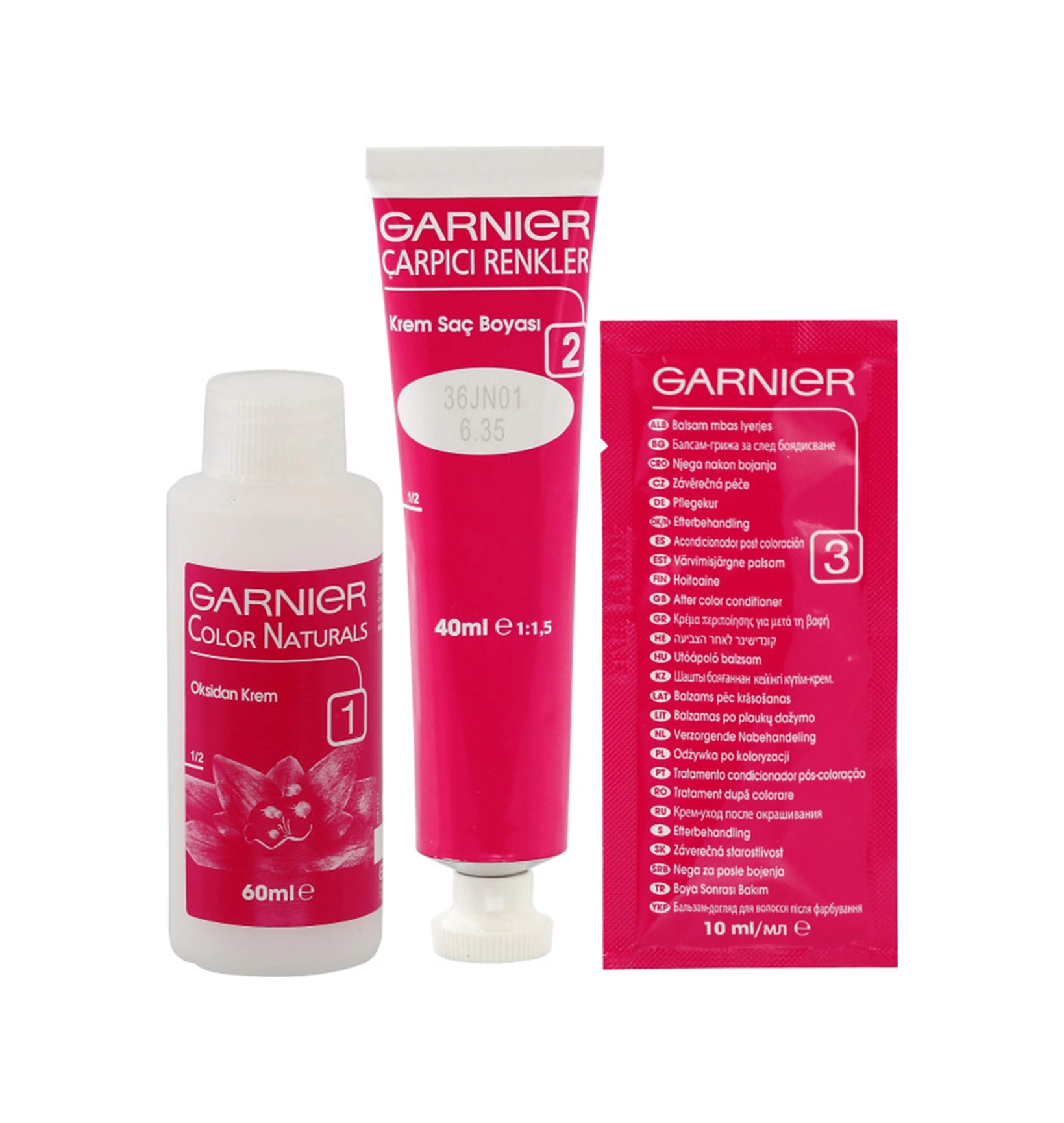 Garnier Çarpıcı Renkler Saç Boyası 6-35 Çarpıcı Altın Kahve