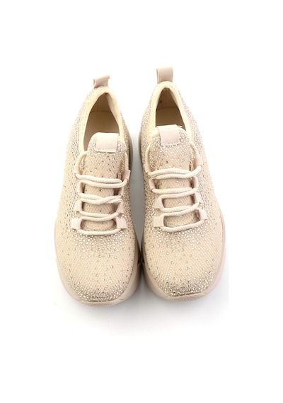 Bambi Bej Triko Kadın Sneaker K01824040382