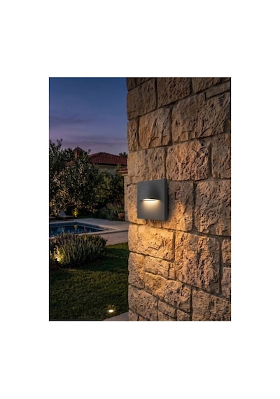 Antrasit Sıva Üstü Led Kare Armatür 3w 3000k Ip65 Dış Mekan Aydınlatma Antrasit - 925255341 Antrasit