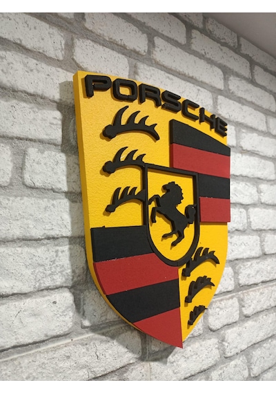 Porsche Logo 50x50 Porsche Araç Logo Porsche Marka Logo Porsche 3d Logo
