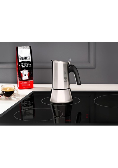 Bialetti - : 2 Cups Ocak Üstü Espresso Pişirici - 85ml - Gümüş Renk - Paslanmaz Çelik Gövde - Patentli Güvenlik Valfi - Tüm Ocak Türleri İçin Uygundur İndüksiyon Hariç Sku: Smg8690010153531