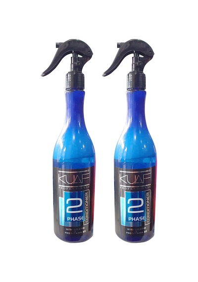 Kuaf Conditioner Keratin ve Pro Vitamin B5 Mavi Çift Fazlı Fön Suyu 2 x 400 ML