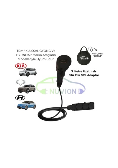 Nuvıon Elektrikli Araç Şarj İstasyonu-v2l Kia /hyundai /ssangyong Uyumlu-type 2 Ac Şarj Kablosu-dönüştürücü Elektrikli Araç Şarj İstasyonu- Filşarj Paket-type2kablo-v2lkıa/hyundaı/ssangyong Nuvıon Elektrikli Araç Şarj İstasyonu-v2l Kia /hyundai /ssangyong Uyumlu-type 2 Ac Şarj Kablosu-dönüştürücü Elektrikli Araç Şarj İstasyonu- Filşarj Paket-type2kablo-v2lkıa/hyundaı/ssangyong