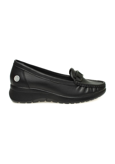 Mammamia D24ya-685 Kadın Deri Loafer Ayakkabı D24YA-685-R7307 Siyah