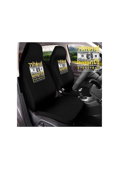 Siyah Oto Koltuk Kılıfı, 4 Parça Tasarım, Uyumlu Fiat Palio Weekend