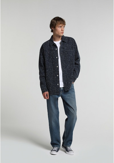 Colin's Colins Oversize Fit Erkek Mid İndigo Denim Shacket Cl1082672 Q1.v1 Dn45146