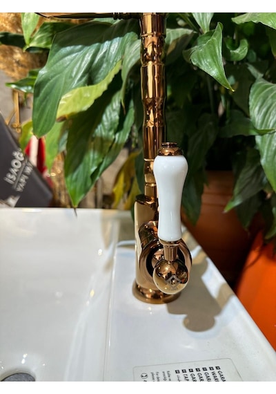 İsaoğlu Yapı Bronz Mutfak Bataryası Vintage Tasarım Evye Armatür Bakır Zen Design Bakır
