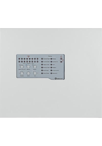 Teknim Tfp-4408 8 Bölgeli Konvasiyonel Yangın Alarm Paneli Metal Kasa