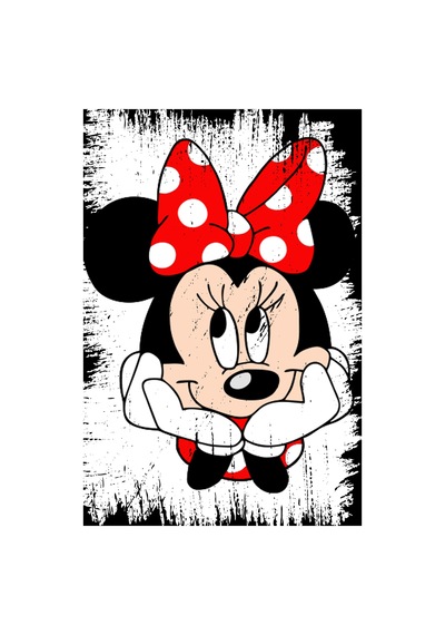 Mickey Mouse Tasarımlı Ahşap Poster Renkli - 645065485 Renkli