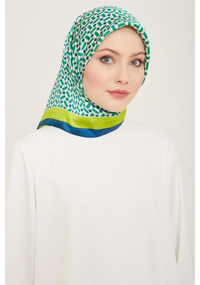 Armine Twill İpek Eşarp 24ya9151 01 - Desenli