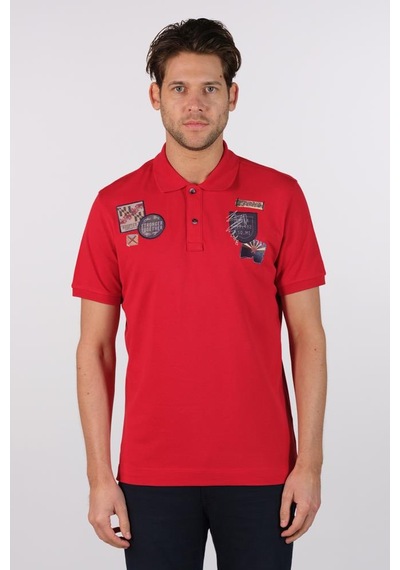 AR-MA Arma Erkek Polo Yaka Tişört Y22374300501 kırmızı