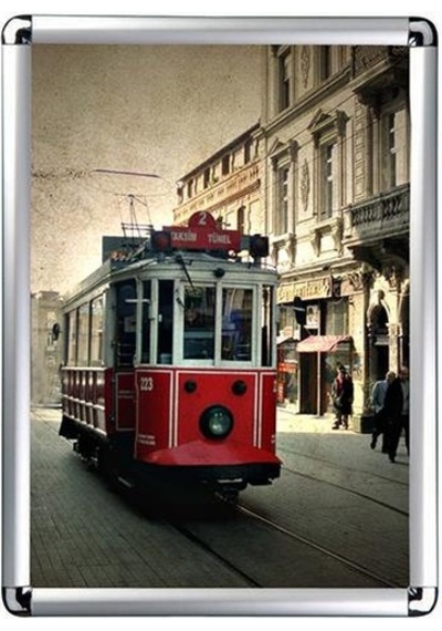 A4 (21X30) 5'Li Paket Alüminyum Çerçeve Rondo Köşe
