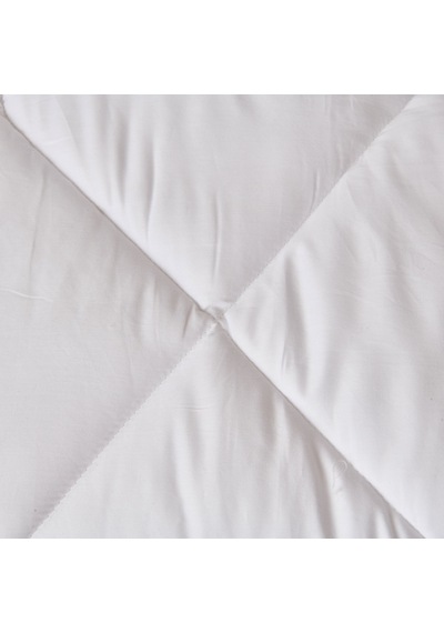Soft Tek Kişilik Pamuk Microjel Yorgan - Beyaz - 155x215 Cm Çok Renkli