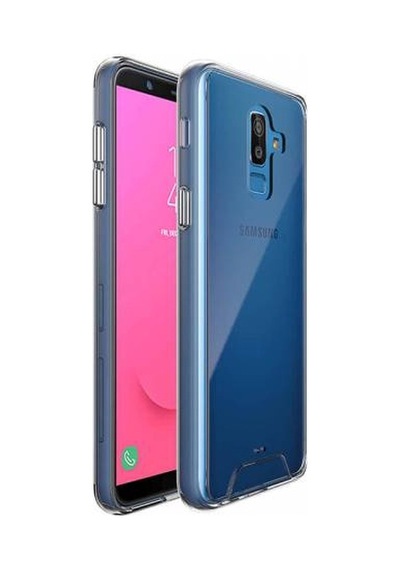Zore Galaxy J8 2018 İle Uyumlu Gard Silikon Kılıf Şeffaf 1.3mm Şeffaf