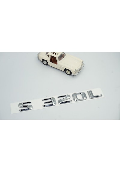 S320L Bagaj Krom Metal 3M 3D Yazı Logo