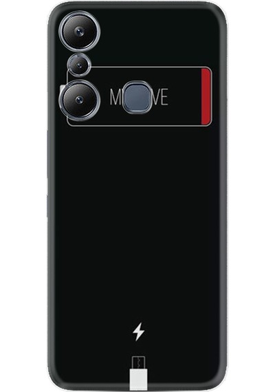 Infinix Hot 20i Kılıf Resimli Desenli Baskılı Silikon My Love 1402