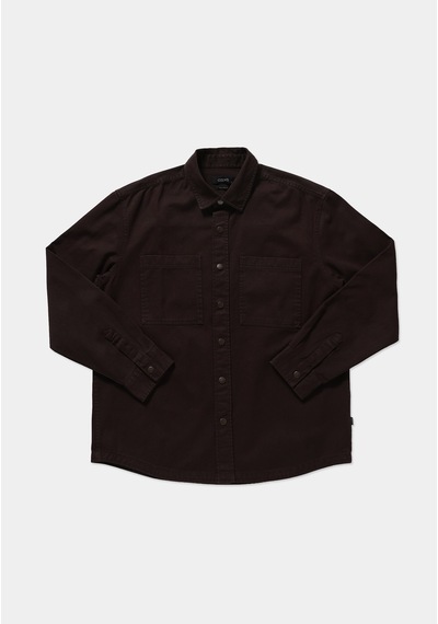 Colin's Colins Relaxed Fit Erkek Kahverengi Shacket Cl1082298 Q1.v1 Brw