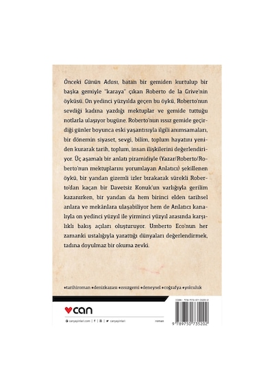 Önceki Günün Adası - Umberto Eco - Can Yayınları