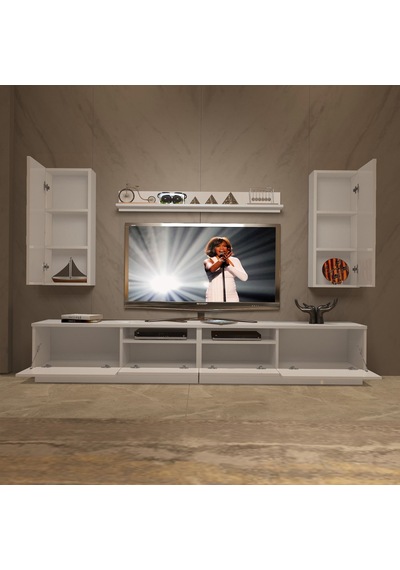 Decoraktiv Trendstyle 5220das Mdf Tv Ünitesi Tv Sehpası Beyaz