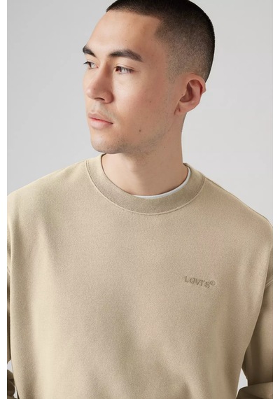 Levi's Erkek Bisiklet Yaka Relaxed Sweatshirts A9244-0005 Bej