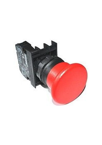 Emas B100mk ,kontak-1a Kırmızı Mantar Yaylı M22 Buton