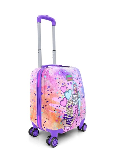 Coral High Kids Fashion Girl Desenli Çocuk Valizi 16773