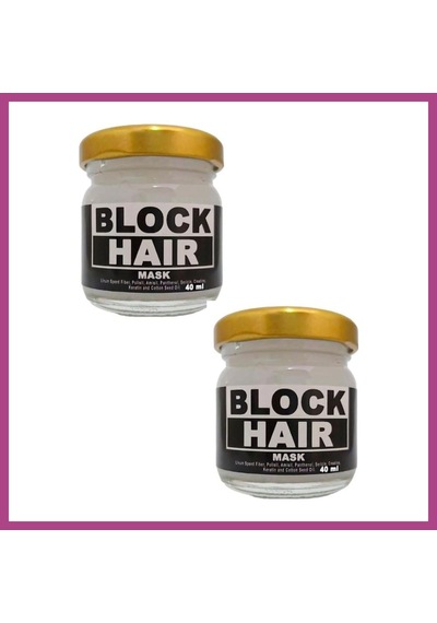 Gees Global Süper Block Hair Saçlarınıza Derinlemesine Bakım Ve Canlılık Maskesi Kremi 40 Ml X 2 Adet Gbzs