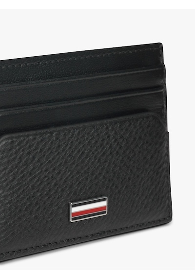 Tommy Hilfiger Th Central Cc Holder Erkek Siyah Cüzdan - Am0am14494