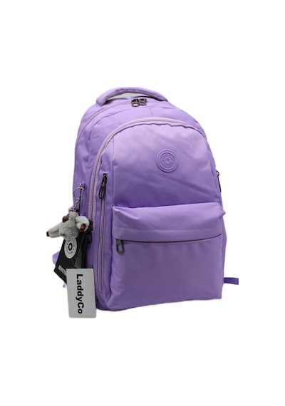 Modern Günlük Okul Sırt Çantası Suya Dayanıklı Unisex Okul Çantası 2500 Lila Mor